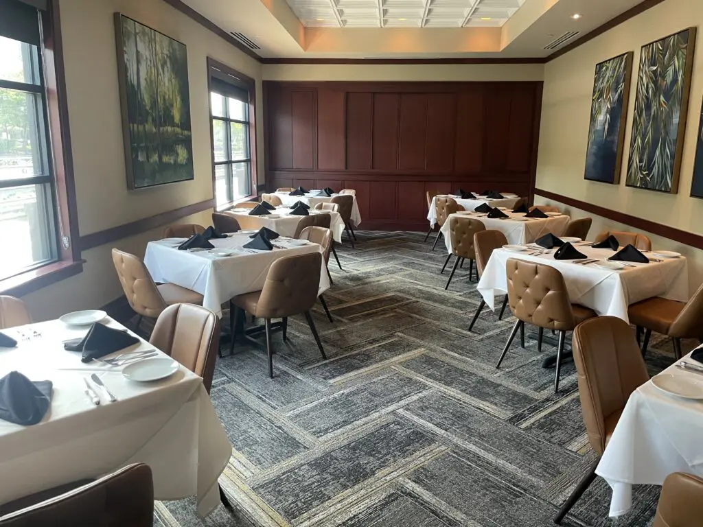 The Woodlands Fleming's steakhouse renovation brings a new private dining room with plenty of tech perks.