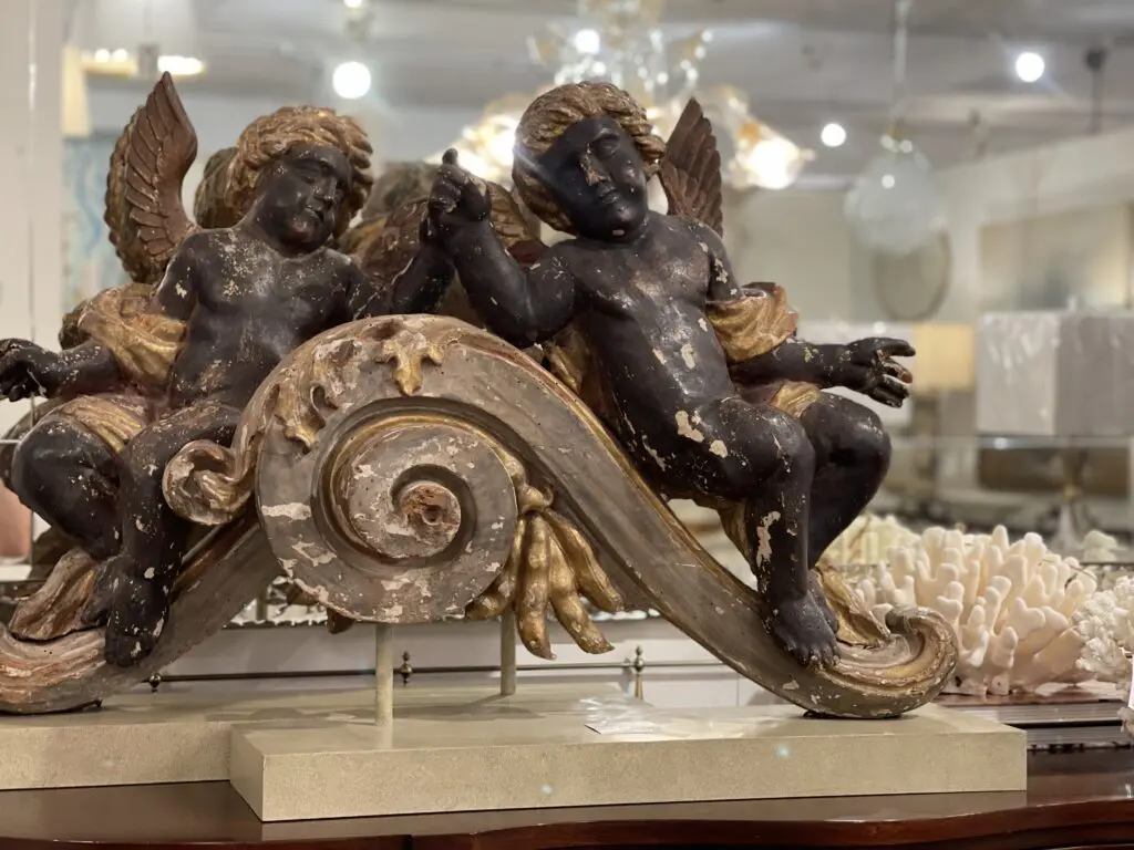 Memorial Antiques and Interiors is a highly curated shop open to the public and offers special consideration to interior designers.