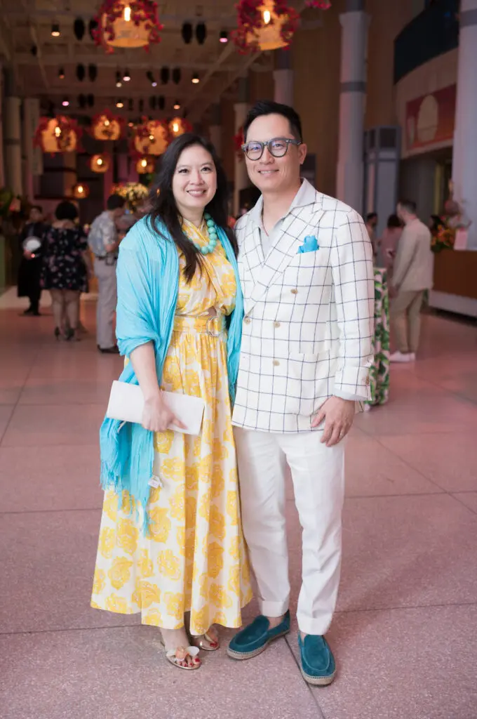 Jennifer Phan, James Wu at the Houston Museum of Natural Science 'Sunset Soirée' (Photo by Daniel Ortiz)