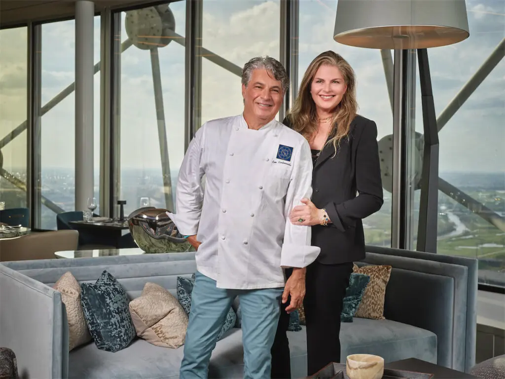 Husband-and-wife business partners Elizabeth Blau and chef Kim Canteenwalla are opening Crown Block. (Photo by Bill Milne)