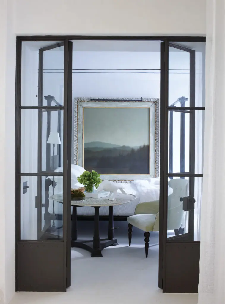 In Bobby McAlpine's home, an ethereal subterranean room. (Photo by Simon Upton)