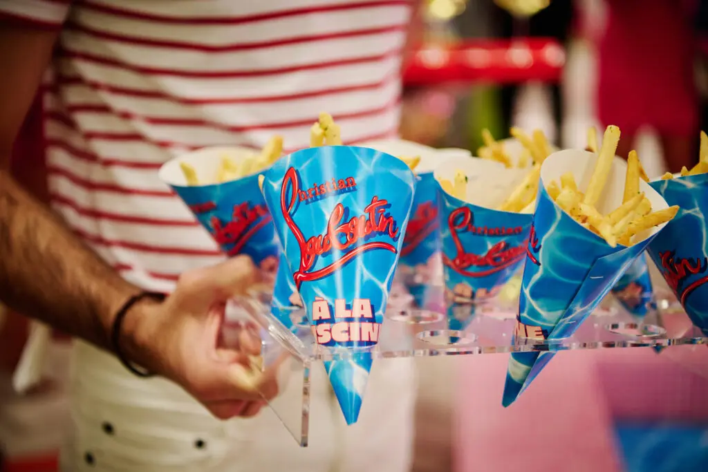 Christian Louboutin A La Piscine french fries (Photo by Jonathan Zizzo)