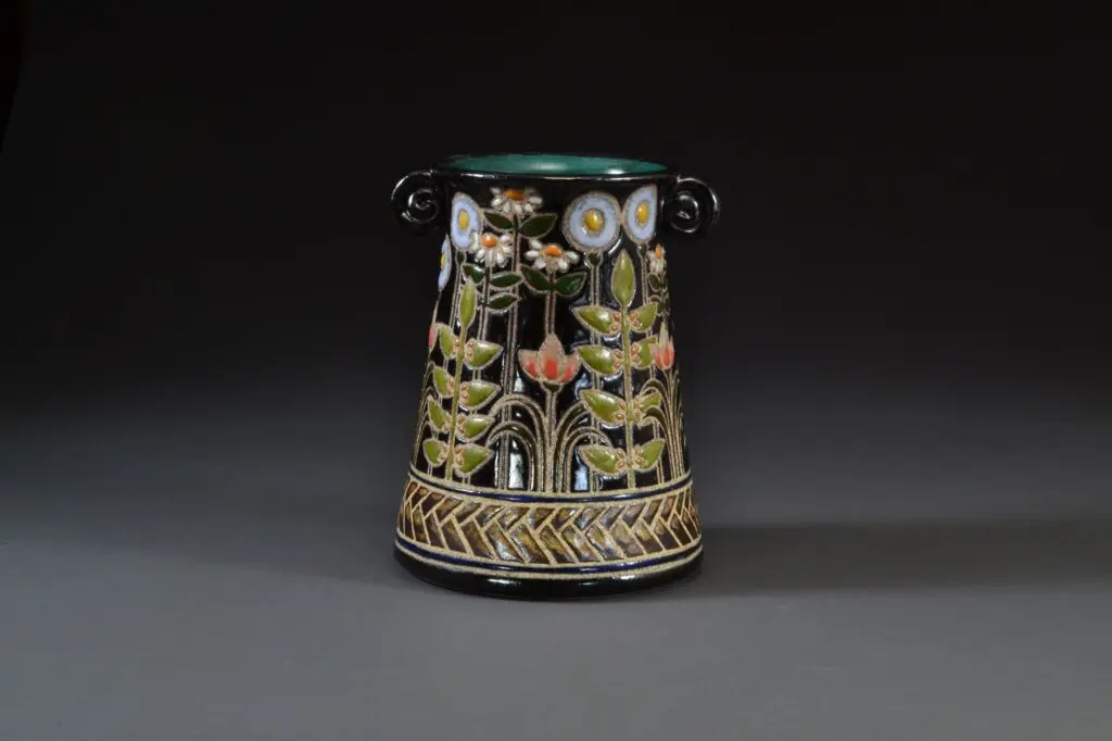 The Olde Fashioned Garden Pylon Vase is an example of the art you can find at The Woodlands Waterway Arts Festival.