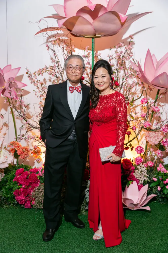 Peter & Theresa Chang at Asia Society Texas’ 2023 Tiger Ball: Celebrating the Beauty and Elegance of Japan.  (Photo by Emily Jaschke)