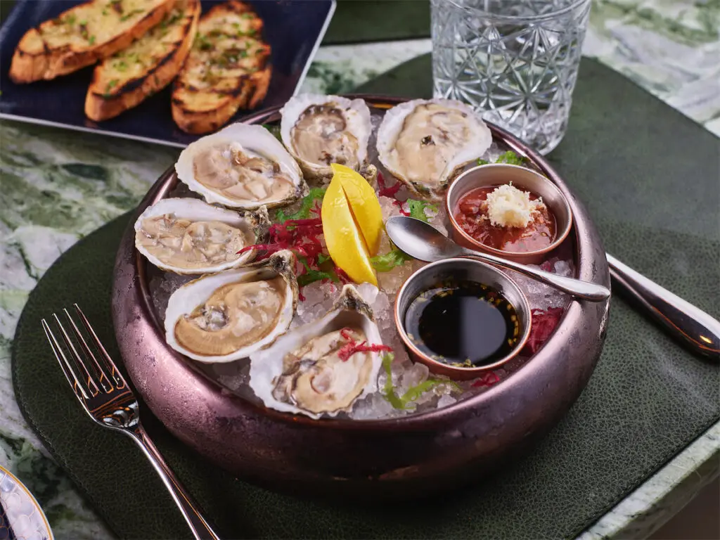 Oysters and seafood towers will be available at Crown Block. (Photo by Bill Milne)