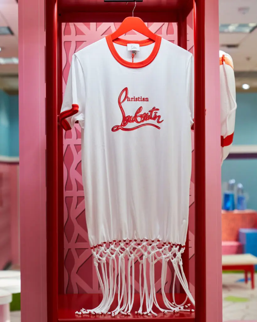 Christian Louboutin hand-woven t-shirt (Photo by Jonathan Zizzo)