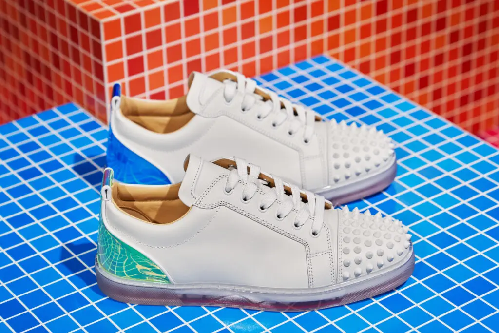 Men's VarsiJunior Spikes 2 Leather Low-Top Sneakers (Photo by Jonathan Zizzo)