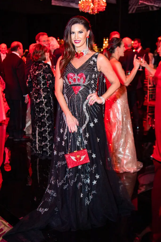 Nicole Lassiter in Dolce & Gabbana at the Houston Grand Opera Ball (Photo by Michelle Watson/Catchlight Group)