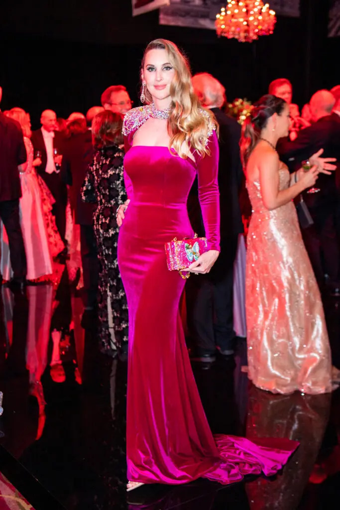 Dr. Cheryl Haseeb wearing Jonathan Kayne at the Houston Grand Opera Ball (Photo by Michelle Watson/Catchlight Group)