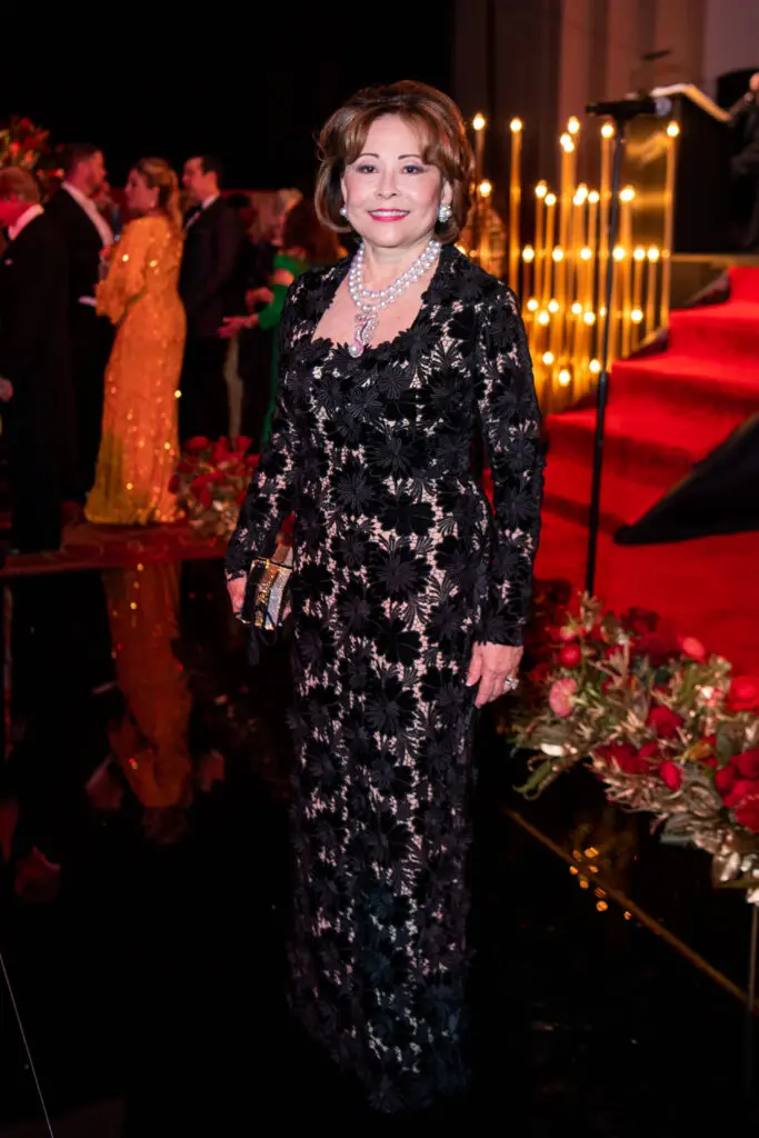 Rini Ziegler in Oscar de la Renta at the Houston Grand Opera Ball (Photo by Michelle Watson/Catchlight Group)