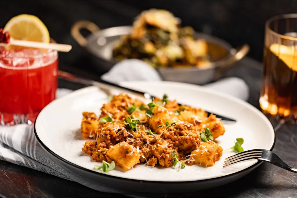 Ramble Room offers three kinds of housemade pasta dishes. (Photo by Kathy Tran)