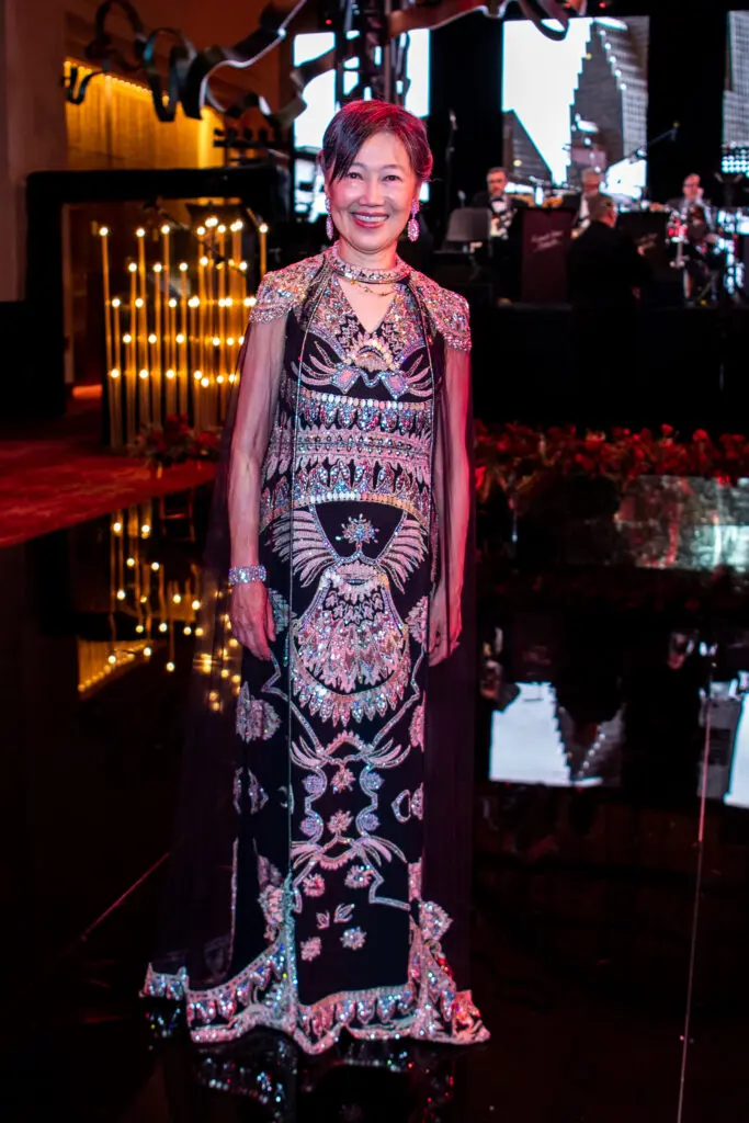 Chair Anne Chao in Cucculelli Shaheen at the Houston Grand Opera Ball (Photo by Michelle Watson/Catchlight Group)
