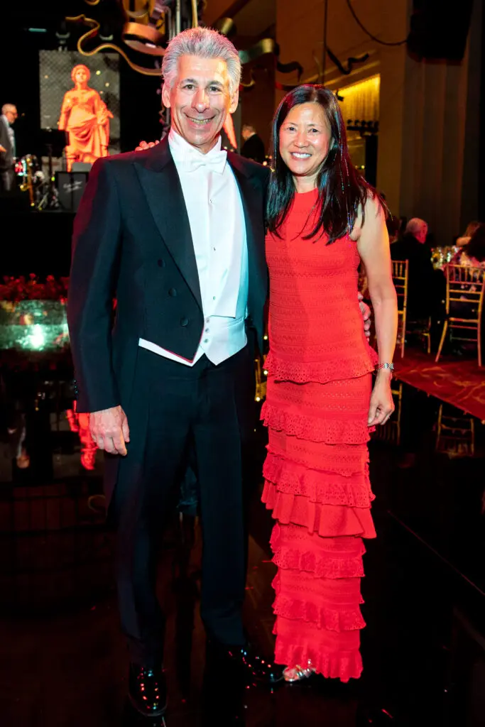 Joe Greenberg, HGO board chair Claire Liu at the Houston Grand Opera Ball (Photo by Michelle Watson/CatchLight Group)
