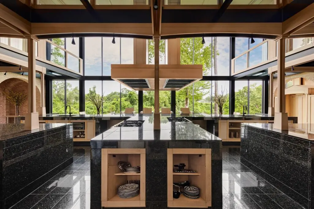 Everyone needs a gathering place. John and Becca Cason Thrash's Memorial house has plenty. (Photo by Joe Bryant / Martha Turner Sotheby’s International Realty)