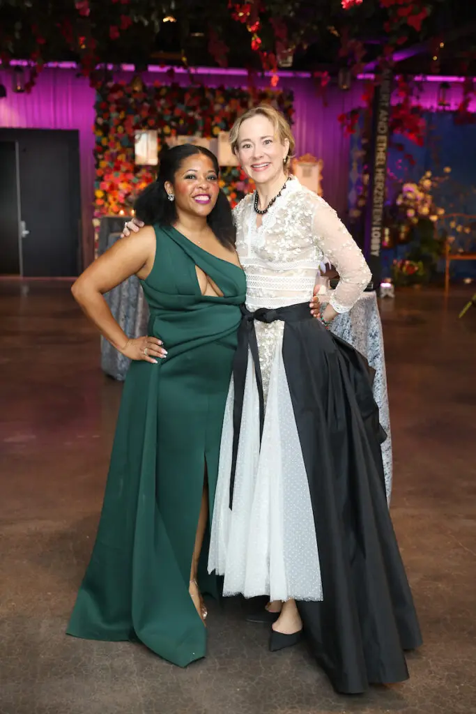 Kalinda Campbell, Kerry Walker at Stages Gala at The Gordy. (Photo by Priscilla Dickson)