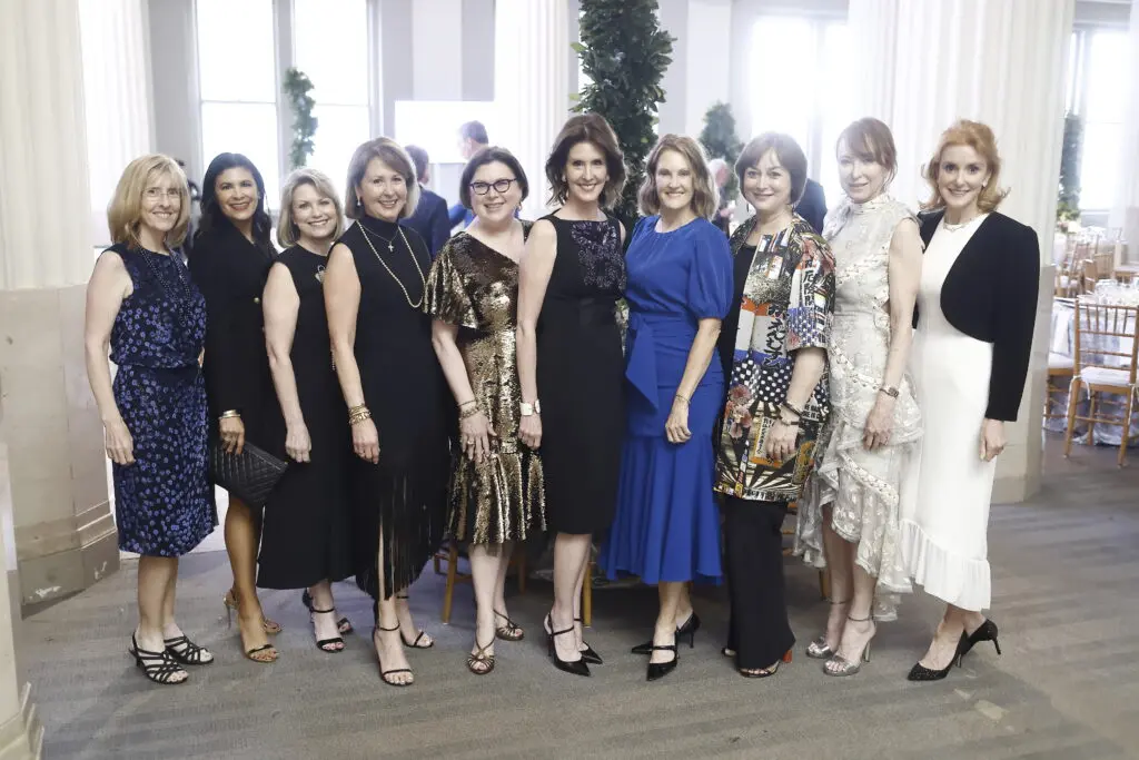 Co-Chair Phoebe Tudor and friends at the Alzheimer's Association Evening of Hope (Photo by Quy Tran)
