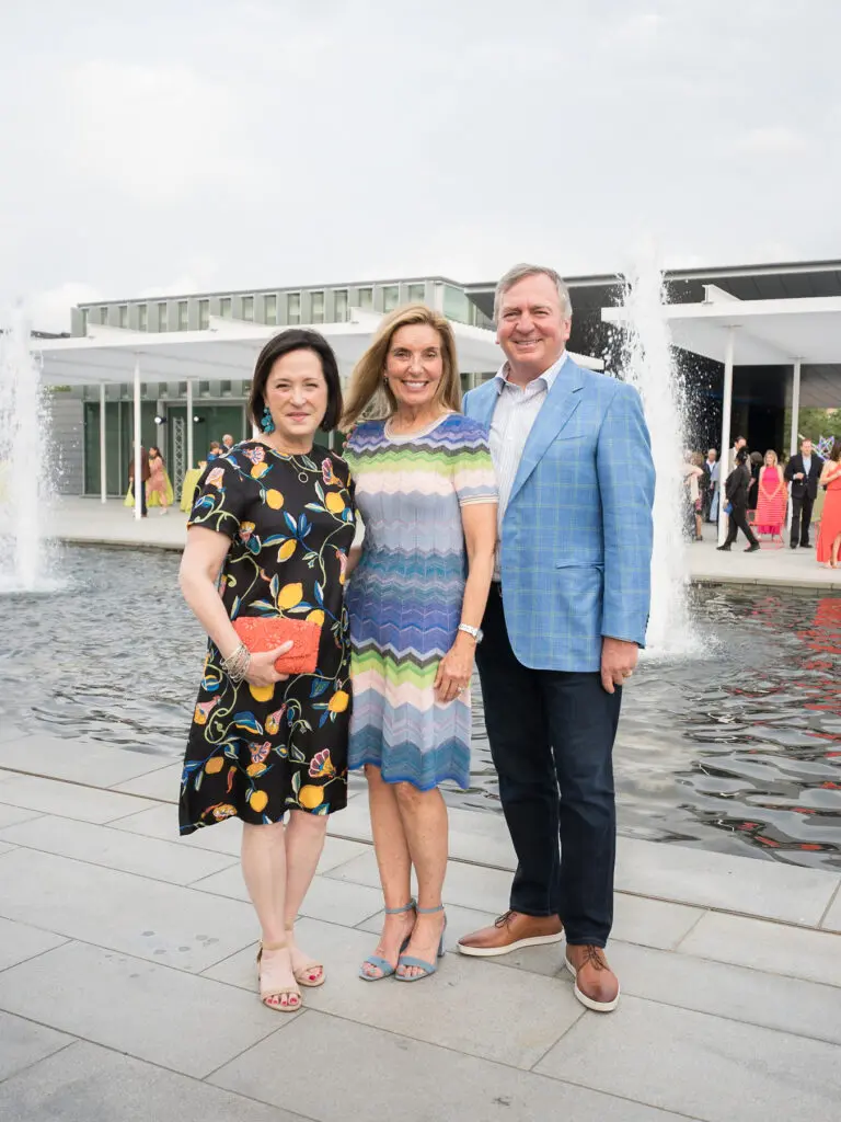 Anne Neeson, Maureen & John Graf at Memorial Hermann Foundation's Good Vibrations gala at Hermann Park Centennial Gardens. (Photo by Daniel Ortiz)