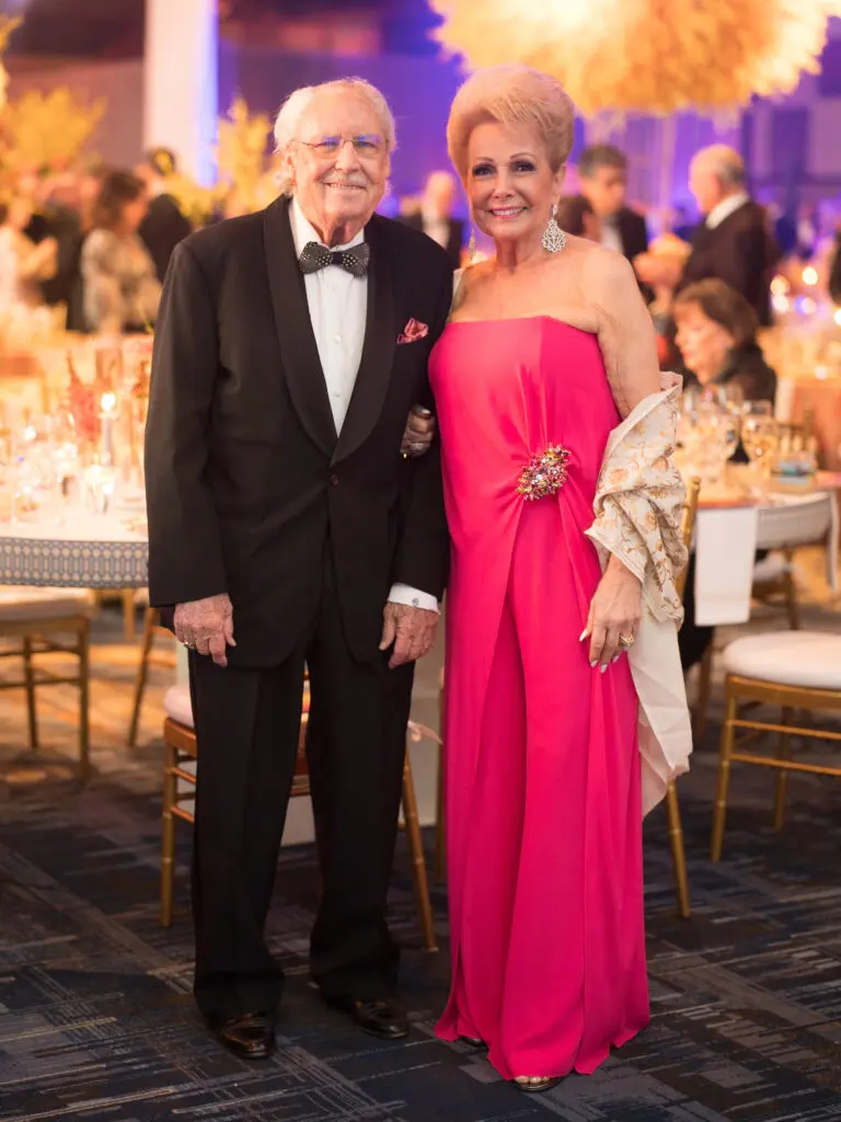 Arthur & Philamena Baird at the Memorial Hermann Foundation 'Walking on Sunshine Gala' spotlighting Life Flight (Photo by Daniel Ortiz)