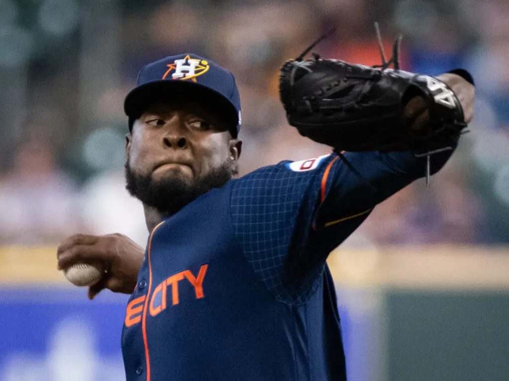 Houston Astros pitcher Cristian Javier has proven his postseason power. (Photo by F. Carter Smith)