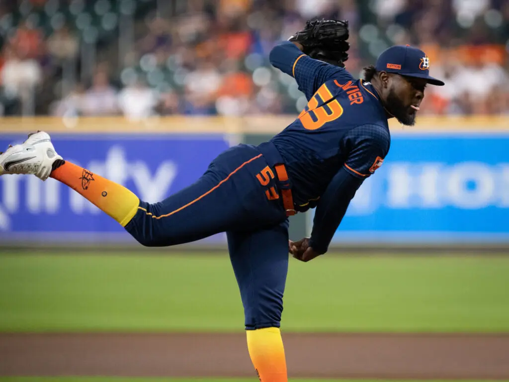 Houston Astros pitcher Cristian Javier can be a dominant arm. (Photo by F. Carter Smith)