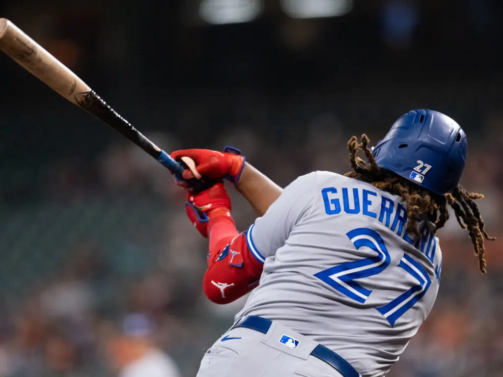 The Blue Jays have plenty of star power with Vladimir Guerrero Jr.a as fearsome as any hitter in baseball. (Photo by F. Carter Smith)