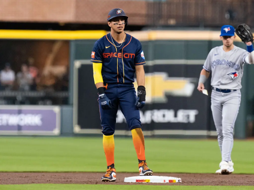 Houston Astros second baseman Mauricio Dubon can hit too. (Photo by F. Carter Smith)