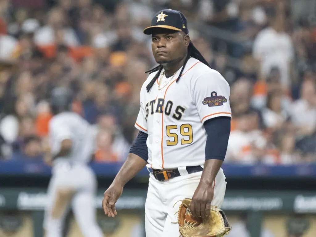 Houston Astros ace Framber Valdez is a difference maker. (Photo by F. Carter Smith)