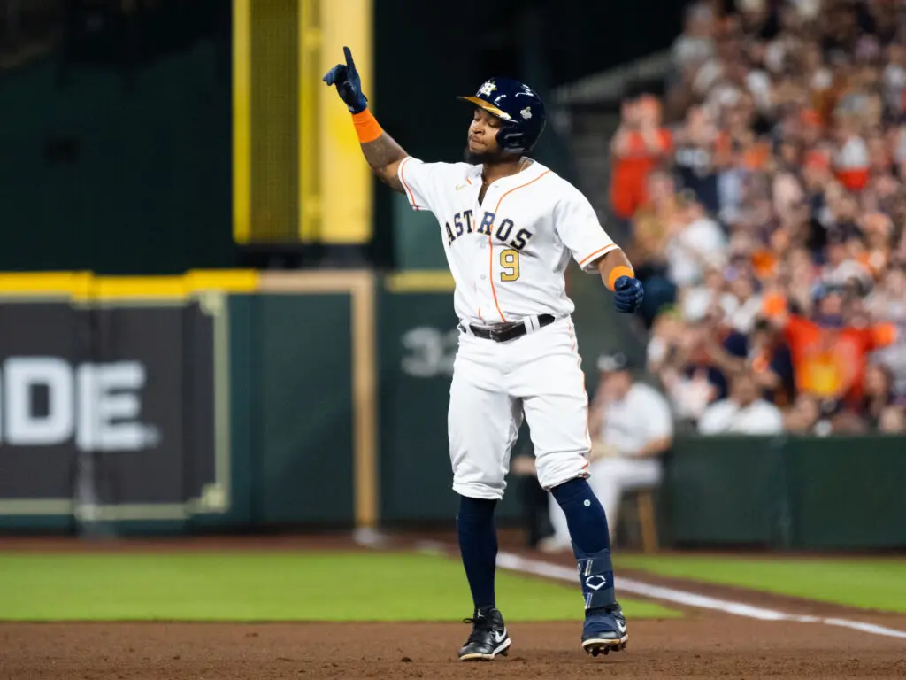 Houston Astros rookie Corey Julks showed a lot of power in Sugar Land. (Photo by F. Carter Smith)