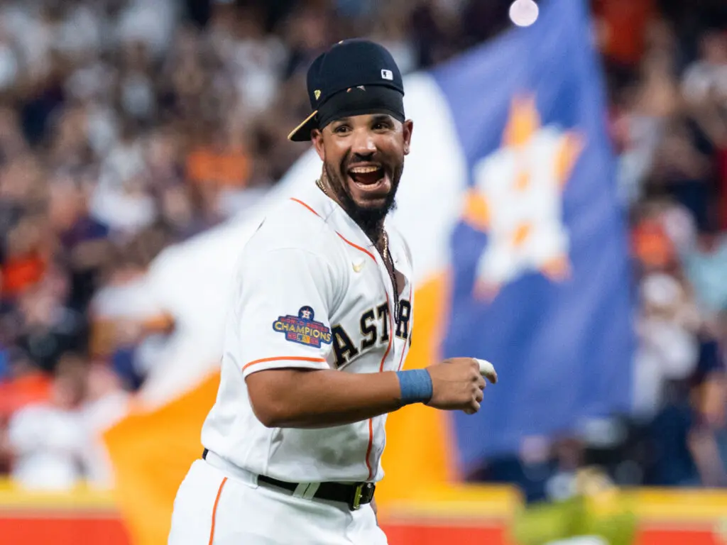 Houston Astros first baseman Jose Abreu brings a lot of personality with his bat. (Photo by F. Carter Smith)