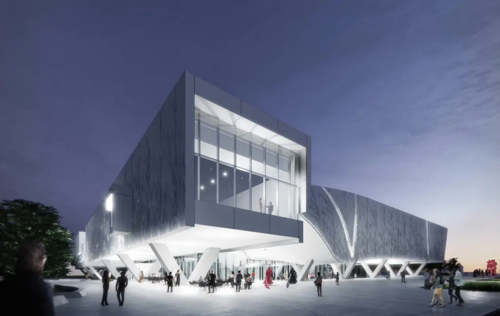 The DMA expands it reach with a new partnership with the UTD campus. Here's a look at the dramatic two-acre plaza.
