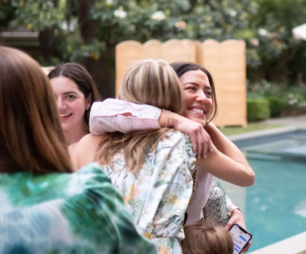 Lyndsey Zorich, owner of The Avenue, conversed with customers and friends at the launch of her new clothing line "Mason's Daughter."
(Photo by Lance Blade)