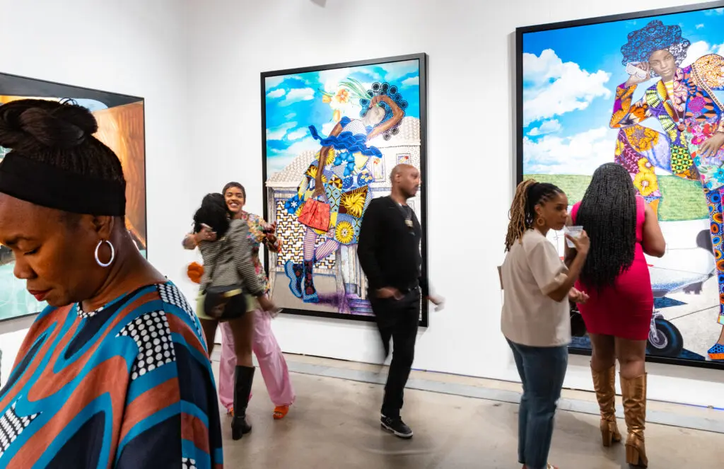 The Texas art scene was strongly represented with 6 Texas galleries exhibiting work. (Photo by Kyle Flubacker)