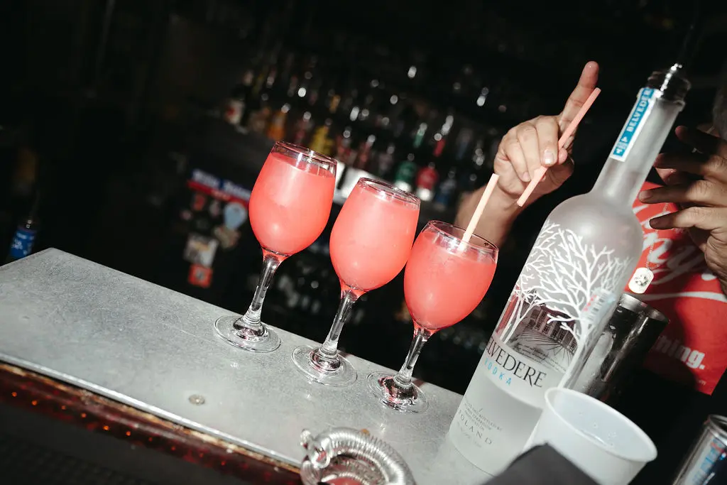 The Grapevine's infamous frozen drinks. (Photo by Rebecca Patton, Beckley & Co.)
