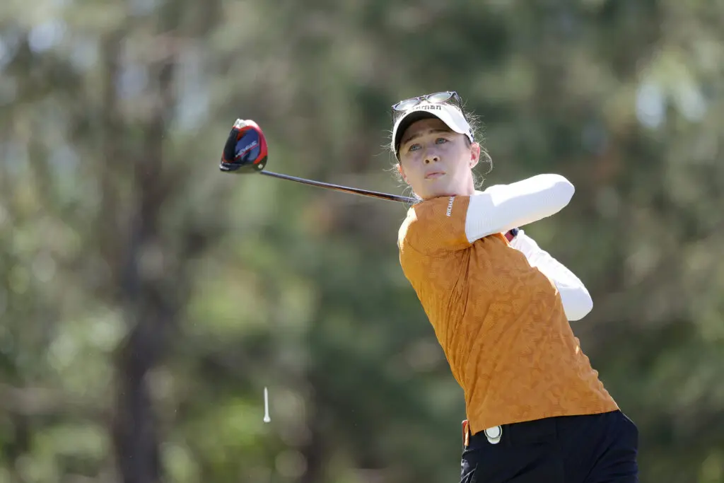 Nelly Korda was locked in the type of groove that all professional athletes dream of at The Chevron Championship in The Woodlands last year.. (Photo by Carmen Mandato/Getty Images)