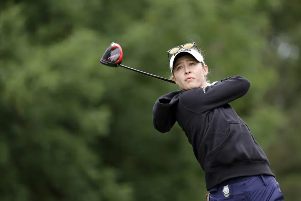 Nelly Korda was a fan favorite at The Chevron Championship in The Woodlands and she gave the love back. (Photo by Carmen Mandato/Getty Images)