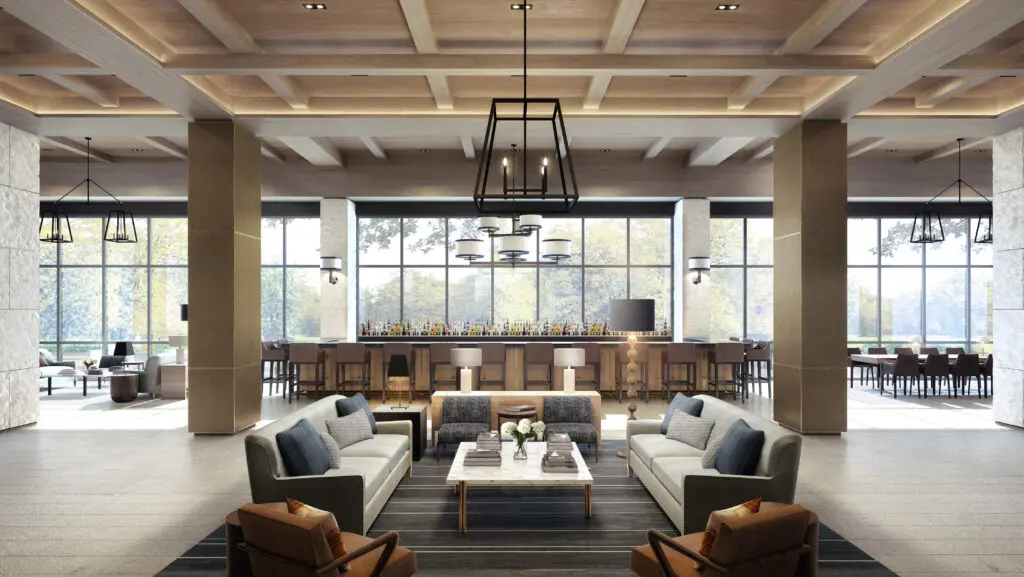 Omni PGA Frisco will have a lobby bar, steakhouse, cafes, and more.