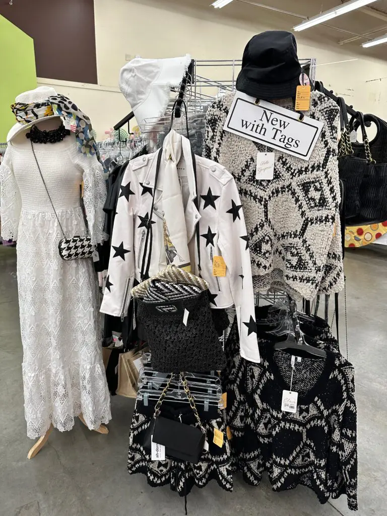New With Tags is one of the numerous categories at the Salvation Army Women's Auxiliary's Chic Boutique.  (Photo by Shelby Hodge)