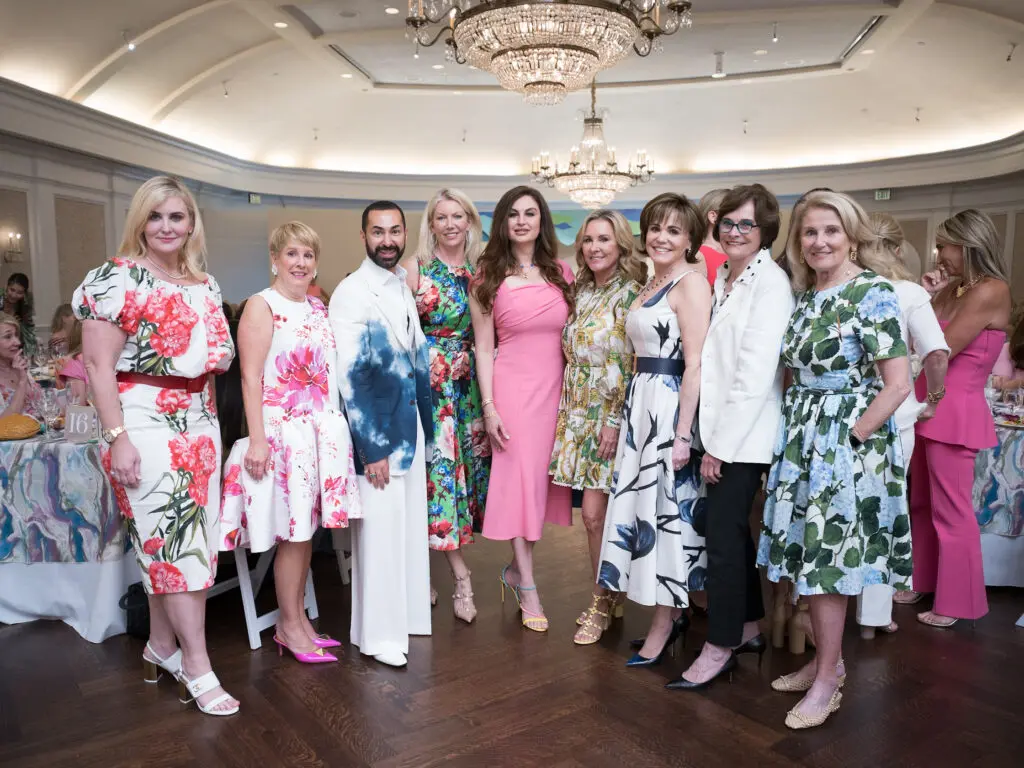 Tootsies table on day one of the River Oaks Country Club tennis tournament luncheon. (Photo by Daniel Ortiz)