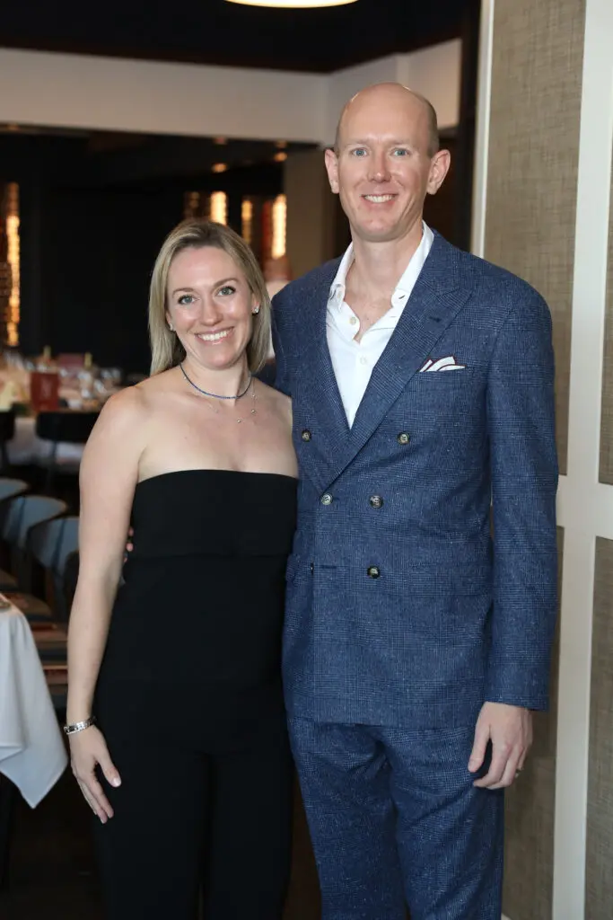Jessica & Brian Leeke at the Houston Classical Charter School Foundational Dinner (Photo by Priscilla Dickson)