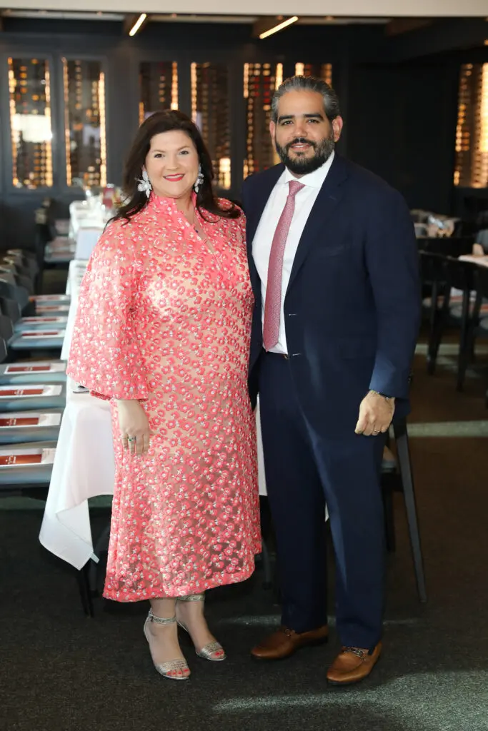 Kathryn Thomas Salazar & Deyvkis Salazar at the Houston Classical Charter School Foundational Dinner (Photo by Priscilla Dickson)