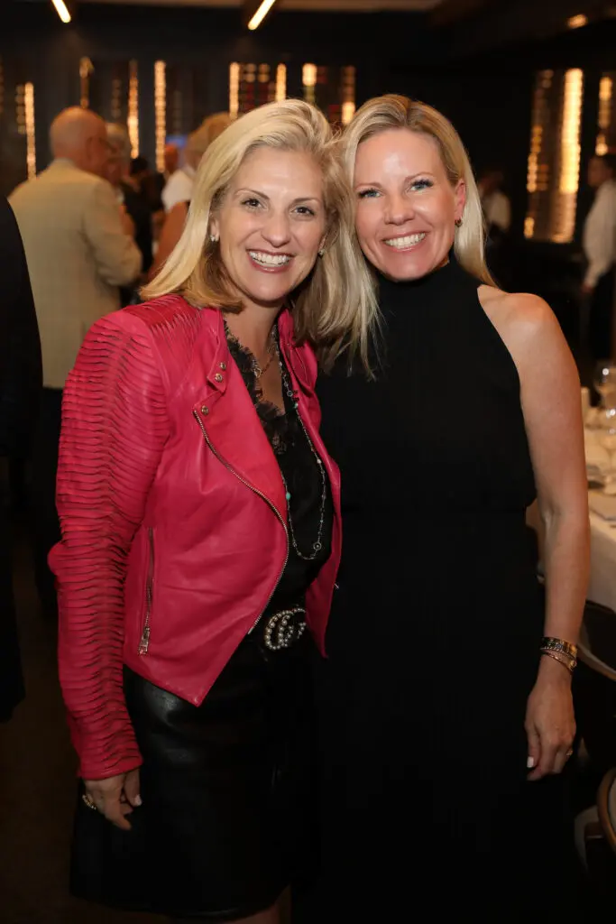 Kristin Abello, Keely Krhovjak at the Houston Classical Charter School Foundational Dinner (Photo by Priscilla Dickson)