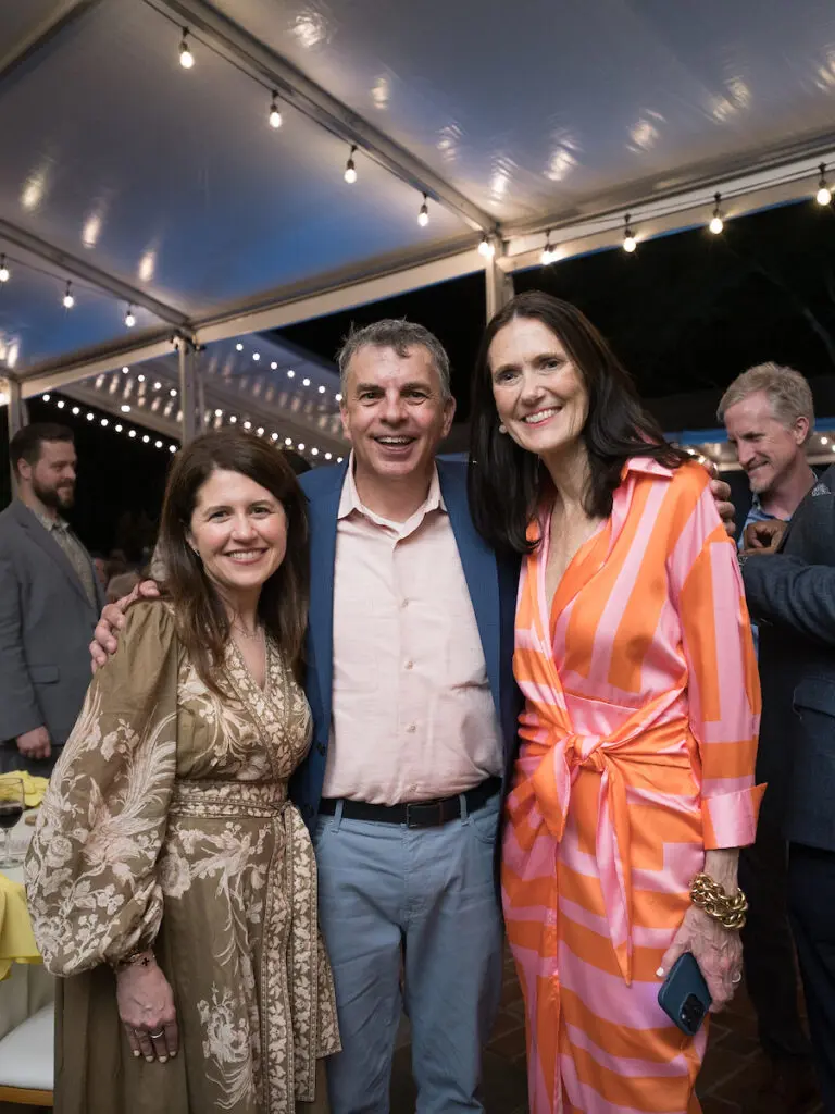 Lisa Helfman, Barry Ward, Sallie Alcorn at the Trees for Houston 'Root Ball.' (Photo by Daniel Ortiz)