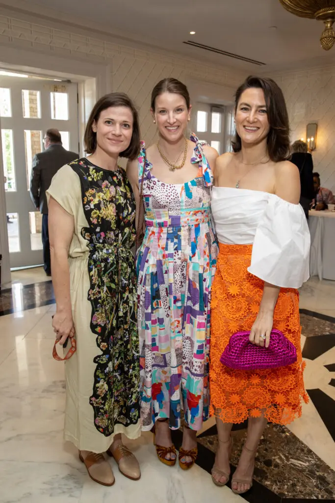 Louise Pennebaker, Mary Margaret Albritton, Ariel Rich at the Salvation Army Women's Auxiliary Reflections of Style luncheon  (Photo by Jenny Antill)