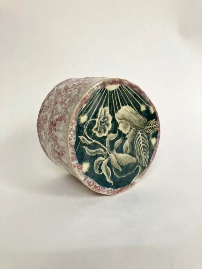 Mari Tanimoto's "Green Arm," 2022 at Peter Augustus Gallery (Image courtesy the artist and Peter Augustus Gallery)