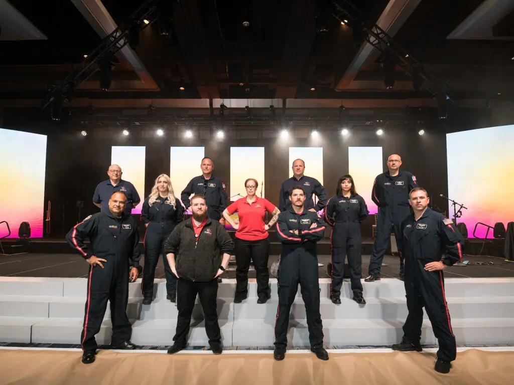 The Memorial Hermann Life Flight team at the Memorial Hermann Foundation 'Walking on Sunshine Gala' spotlighting Life Flight  (Photo by Daniel Ortiz)