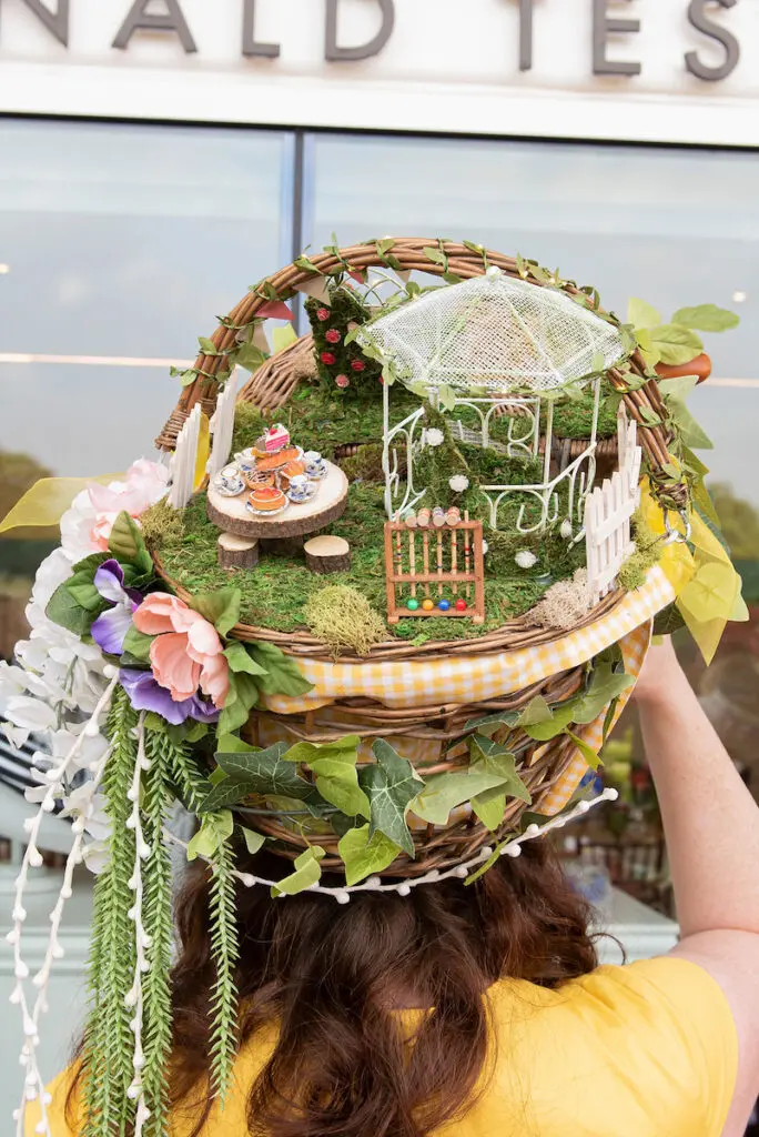 A hat at the 2023 Mad Hatters Luncheon in Dallas. (Photo by Tamytha Cameron and Celeste Cass)