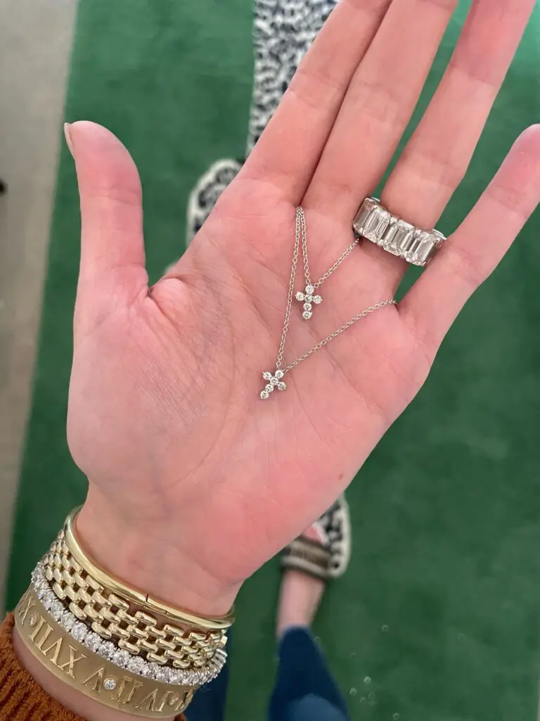 The Cross Necklace from Milliard is dainty, but powerful.