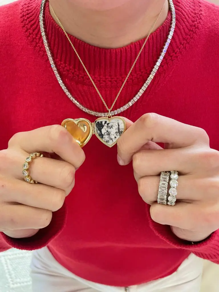 The Milliard Heart Locket lets you wear loved ones close to the heart. 