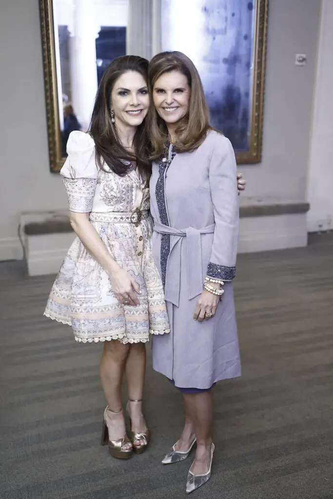 Monica Hartland, Maria Shriver at the Alzheimer's Association Evening of Hope (Photo by Quy Tran)