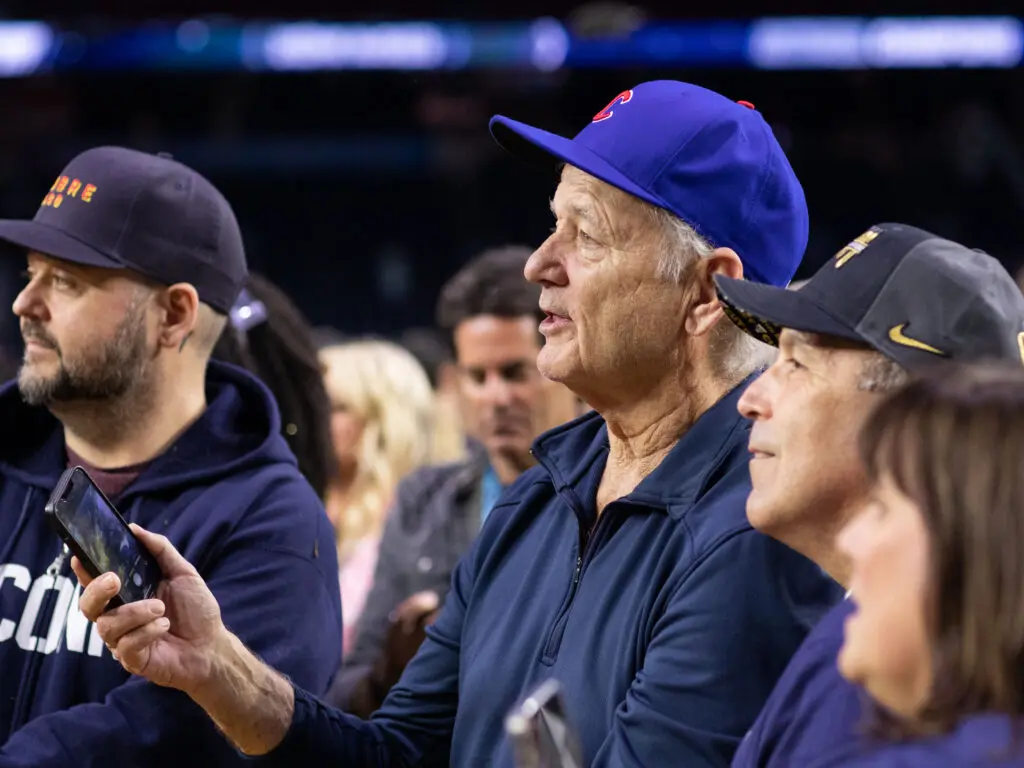 Bill Murray was rooting for UConn at this Houston Final Four. (Photo by F. Carter Smith)